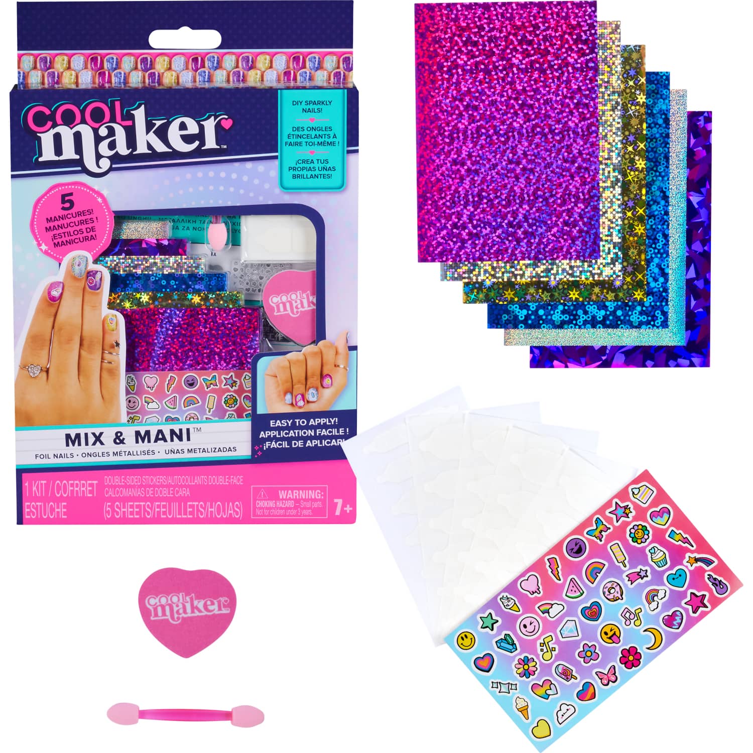Cool Maker - Mix & Mani Holiday Foil Nail Kit
