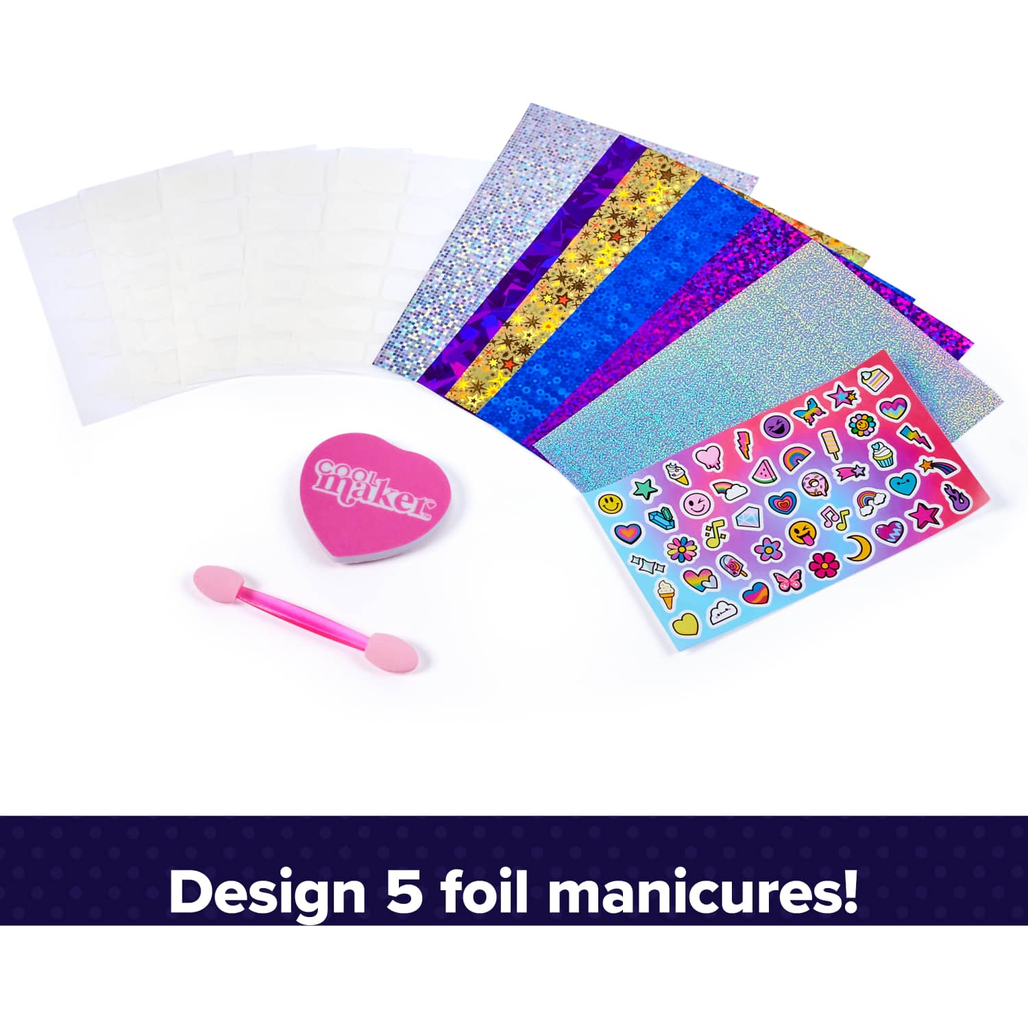 Cool Maker - Mix & Mani Holiday Foil Nail Kit - Image 2