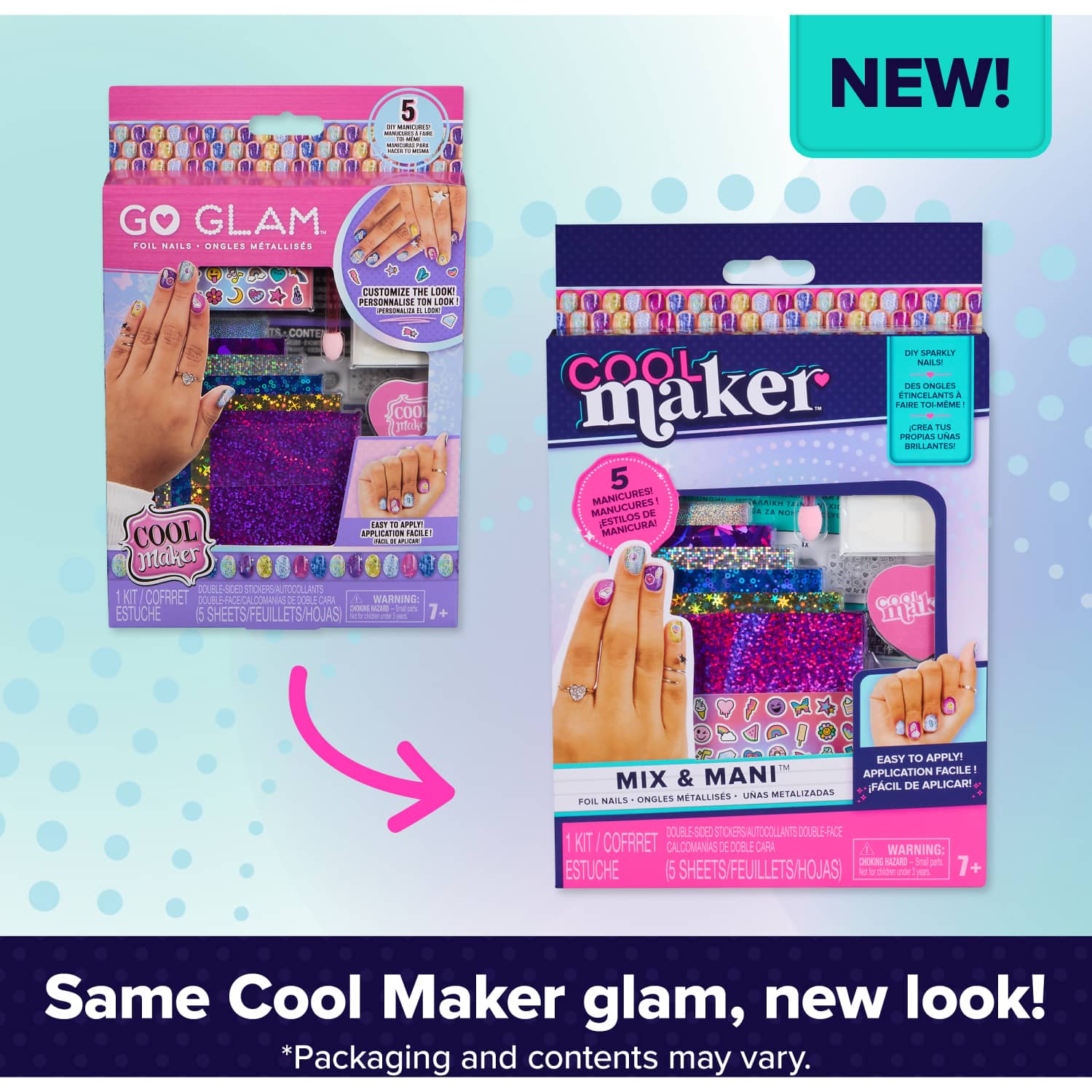 Cool Maker - Mix & Mani Holiday Foil Nail Kit - Image 6