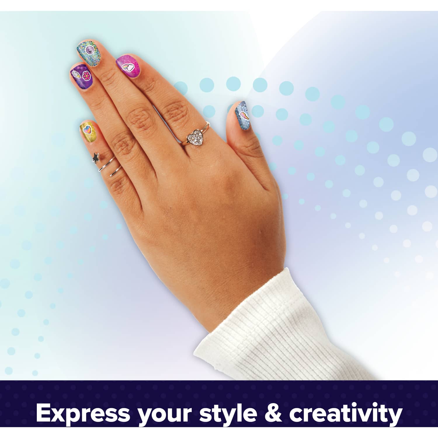 Cool Maker - Mix & Mani Holiday Foil Nail Kit - Image 8