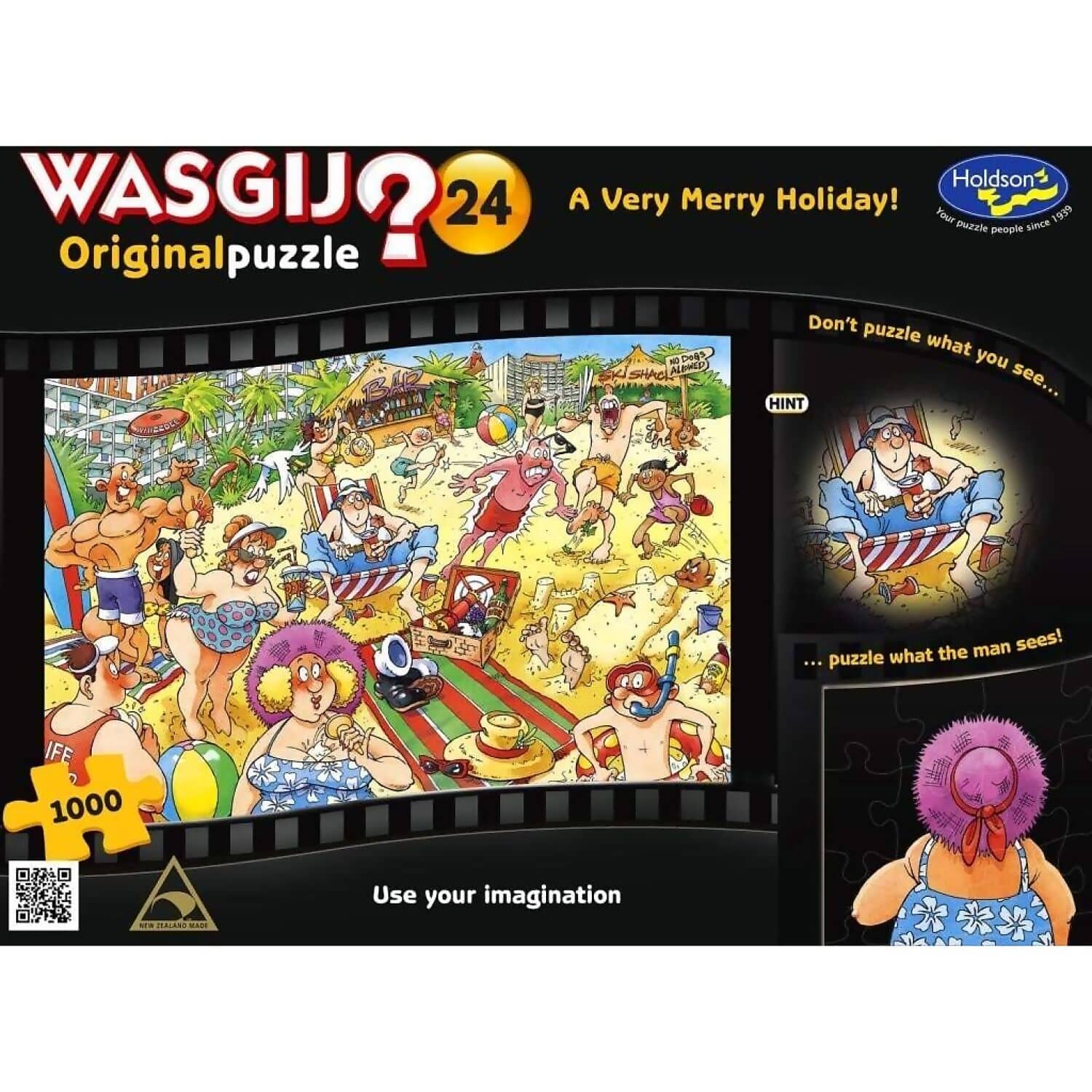 Wasgij? - No.24 Original A Very Merry Holiday! Jigsaw Puzzle 1000pc
