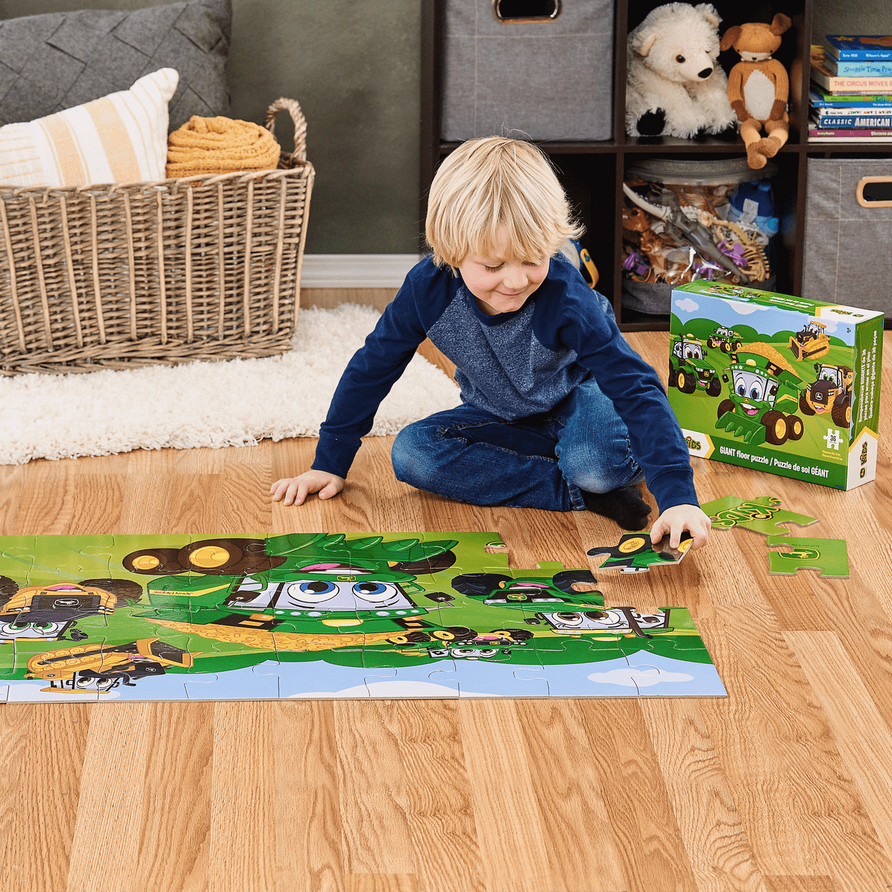 John Deere - Kids Floor Puzzle - Extra Large 92cm x 61cm - Image 4