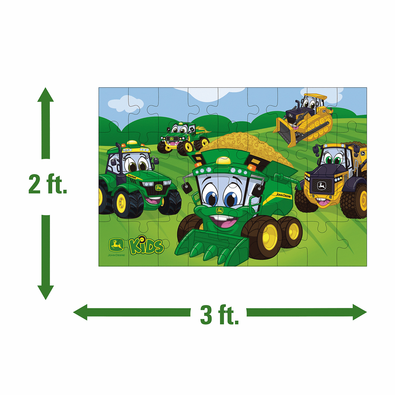 John Deere - Kids Floor Puzzle - Extra Large 92cm x 61cm - Image 5