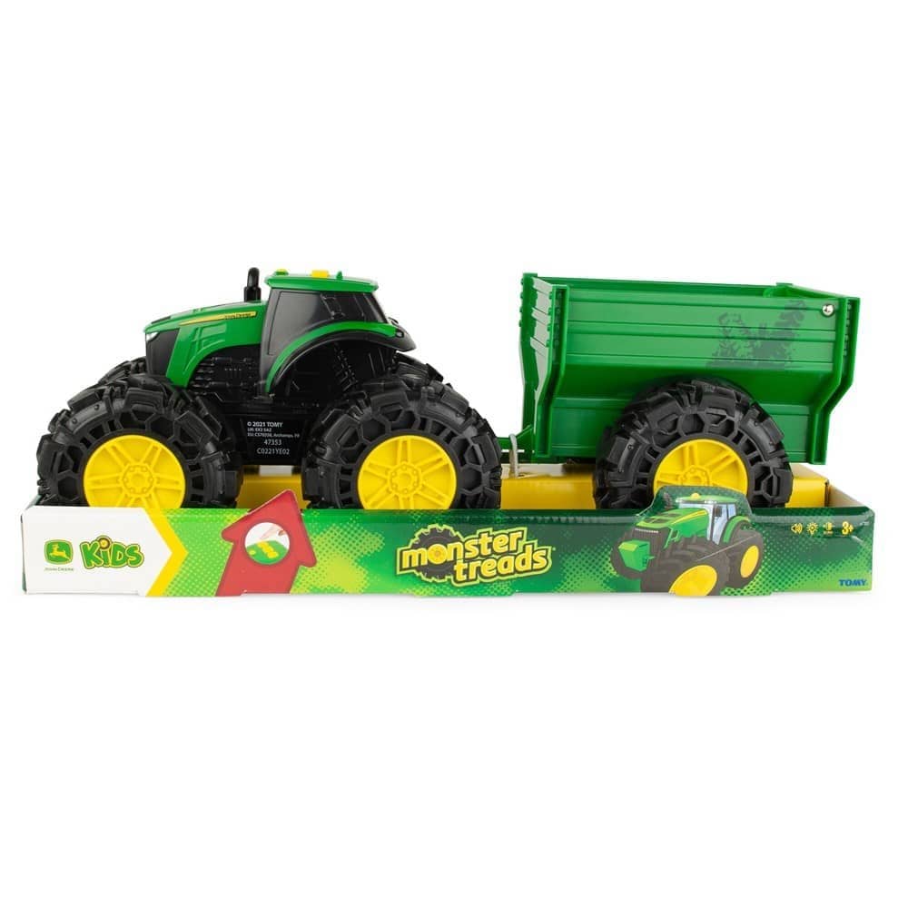 John Deere - Tomy 20cm Treads With Wagon - New Version - Image 3