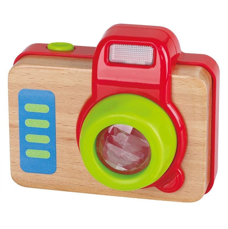 Beech Wood Peek And Snap Camera Battery Operated  Playgo Toys Ent. Ltd