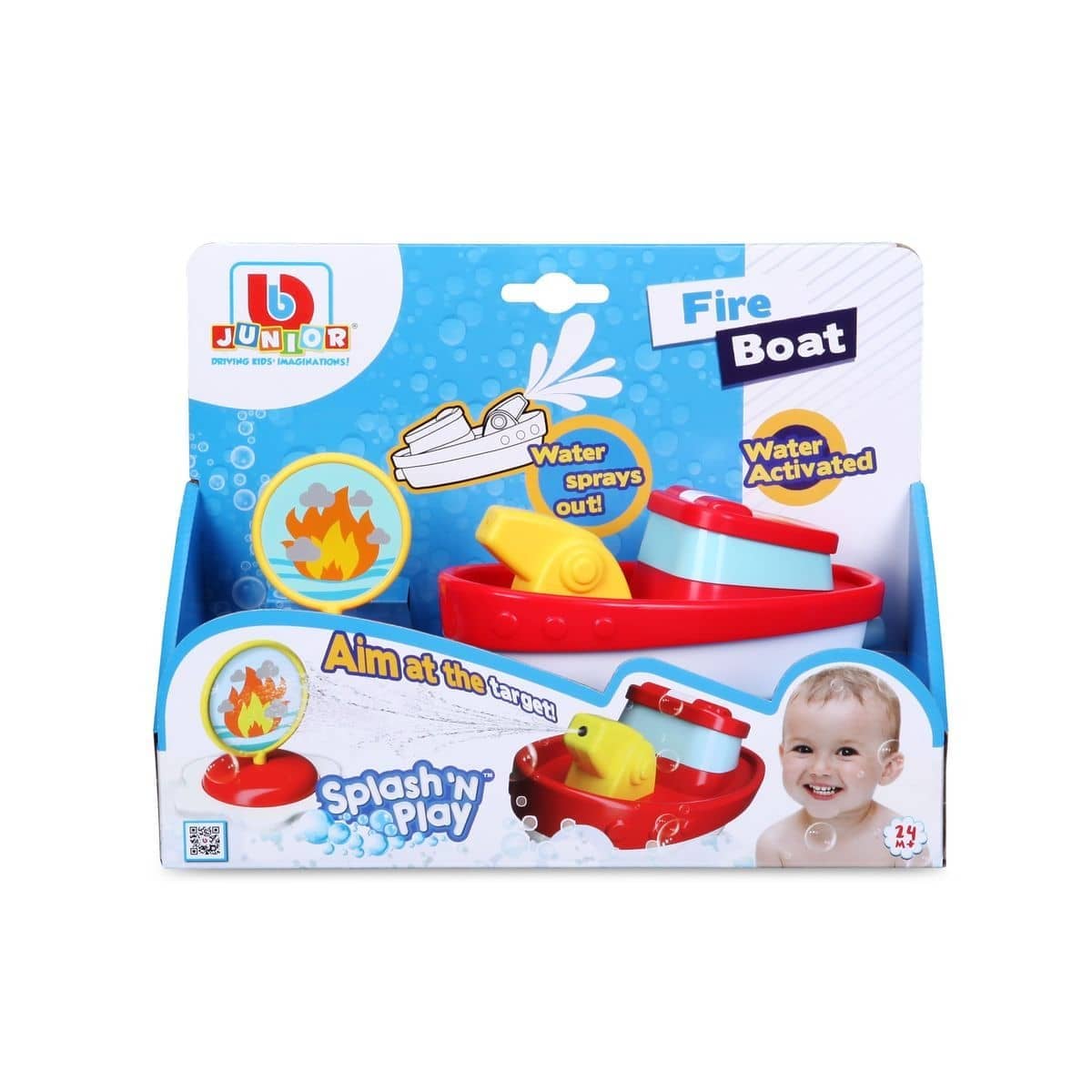 Bburago Junior Fire Boat Splash And Play