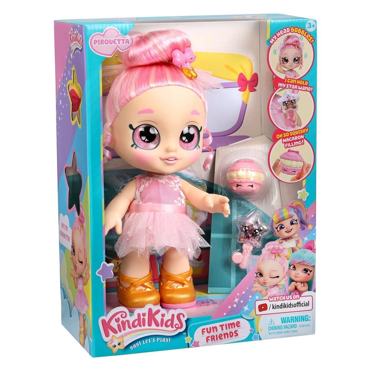 Kindi Kids Fun Time Doll Pirouetta