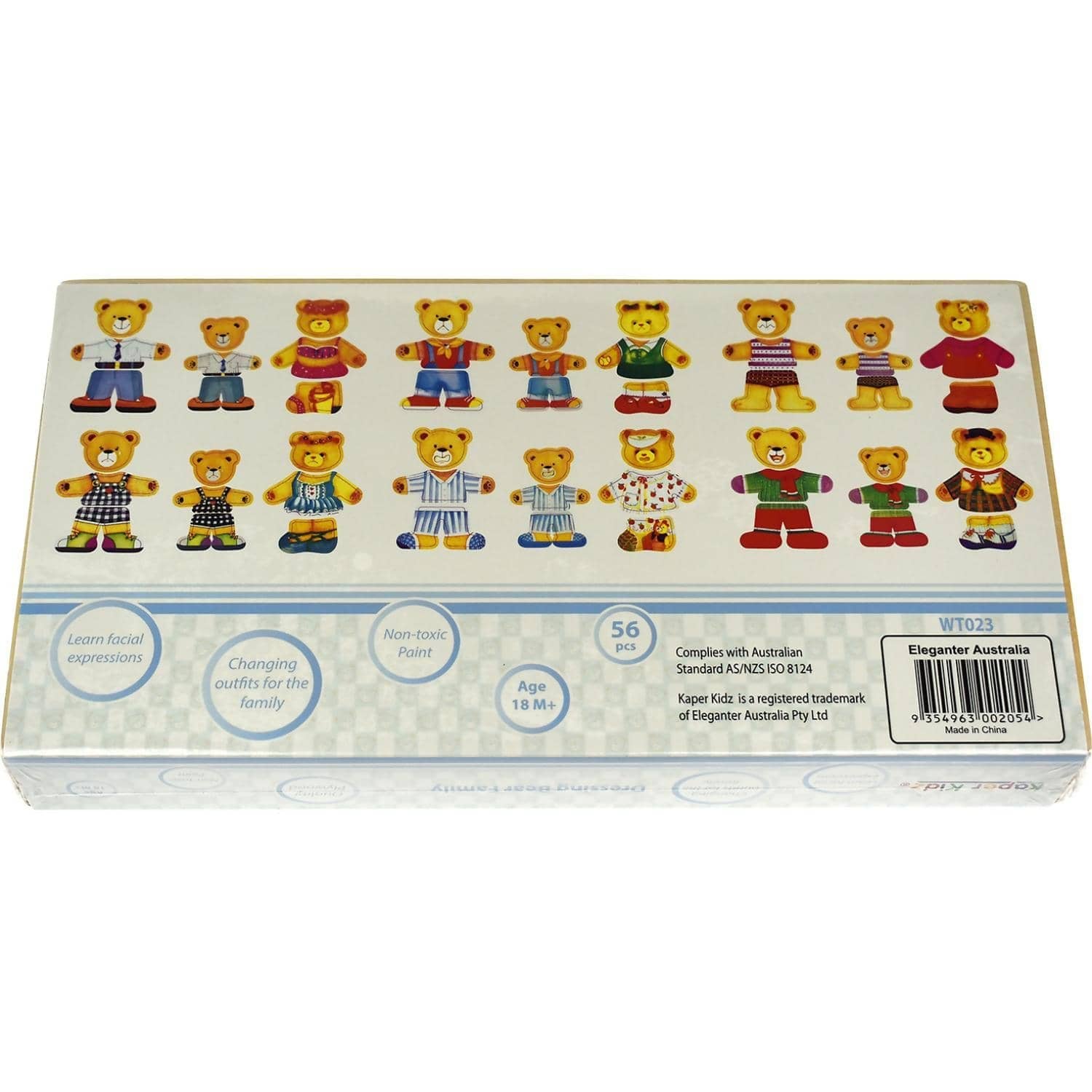 Kaper Kids - Dressing Bear Family Wooden Puzzle - Image 4