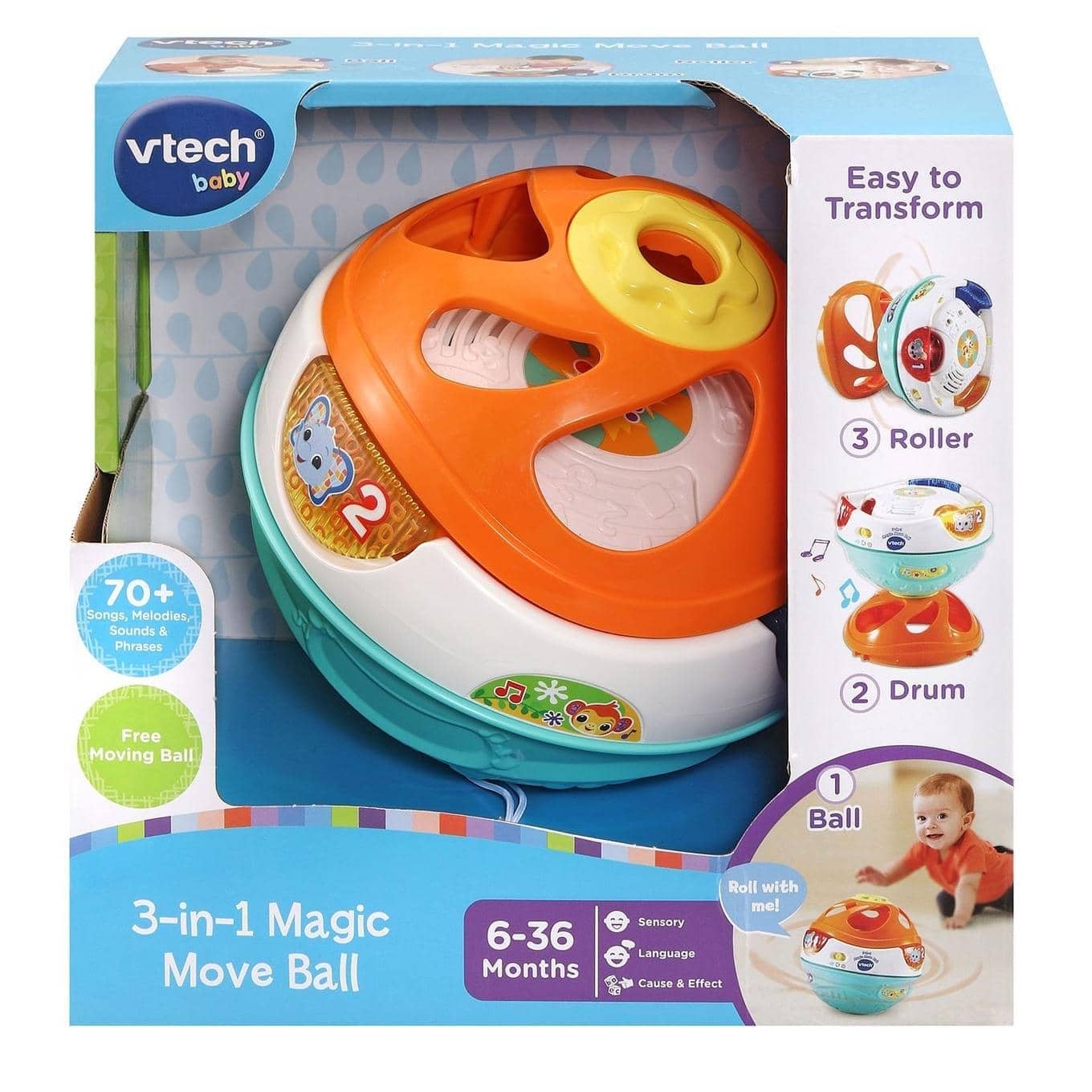 Vtech - 3in1 Motorised Magic Move Ball - Image 5