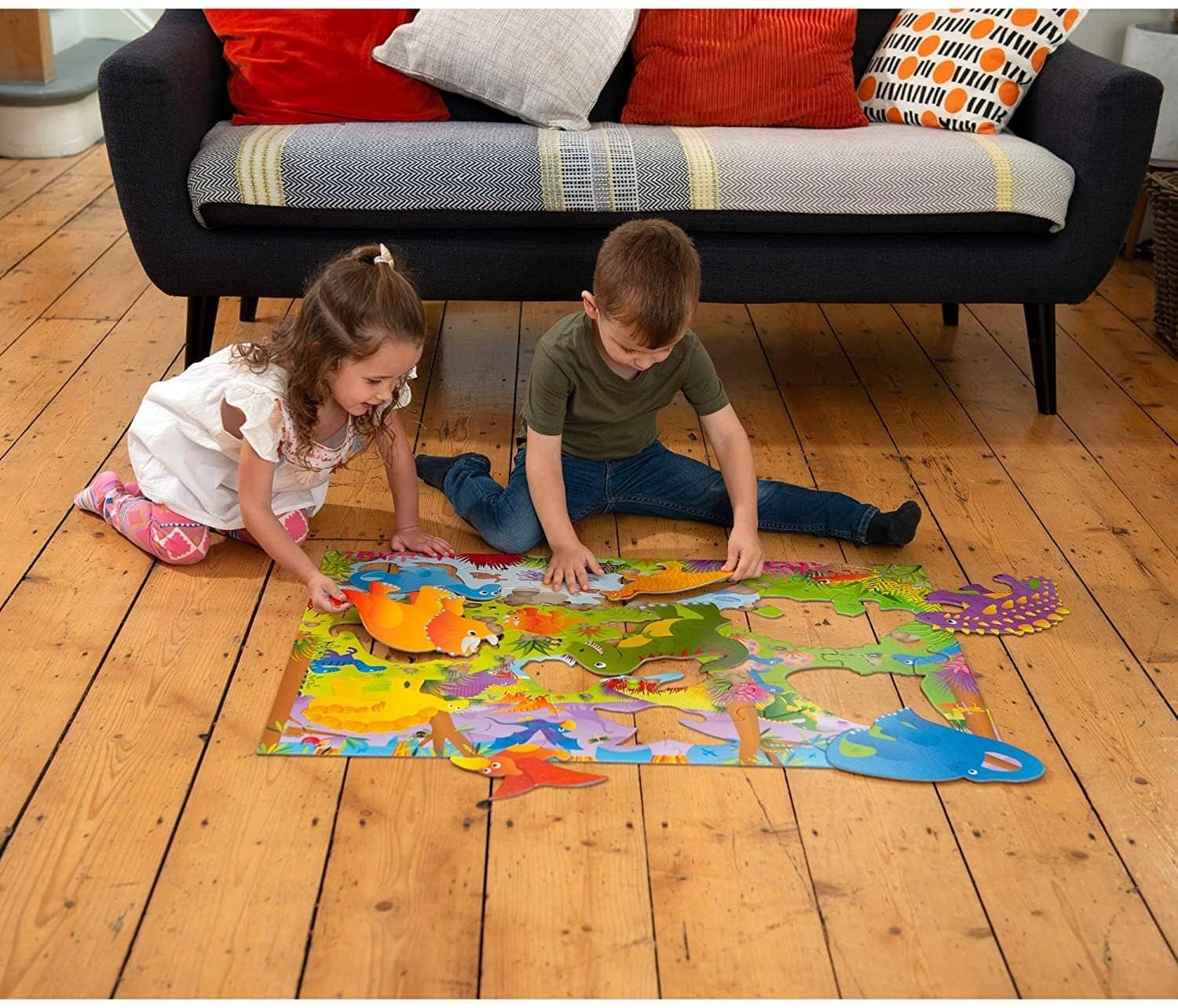 GALT - Dinosaurs Giant Floor Puzzle - 36 Pieces - Engaging and Educational - Image 2