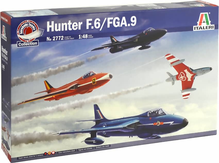 Italeri 2772 - Hunter F.6/fga.9 Scale 1:48