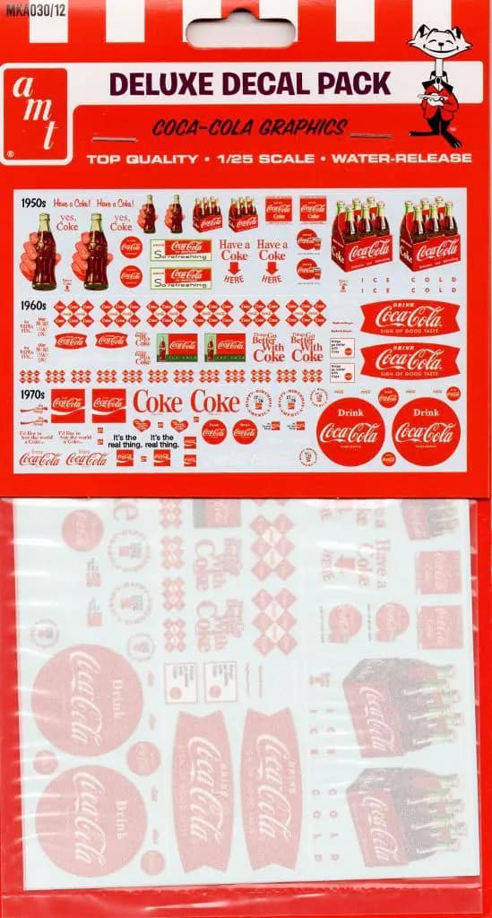 Amt Coca-cola Decal Pack (1:25)
