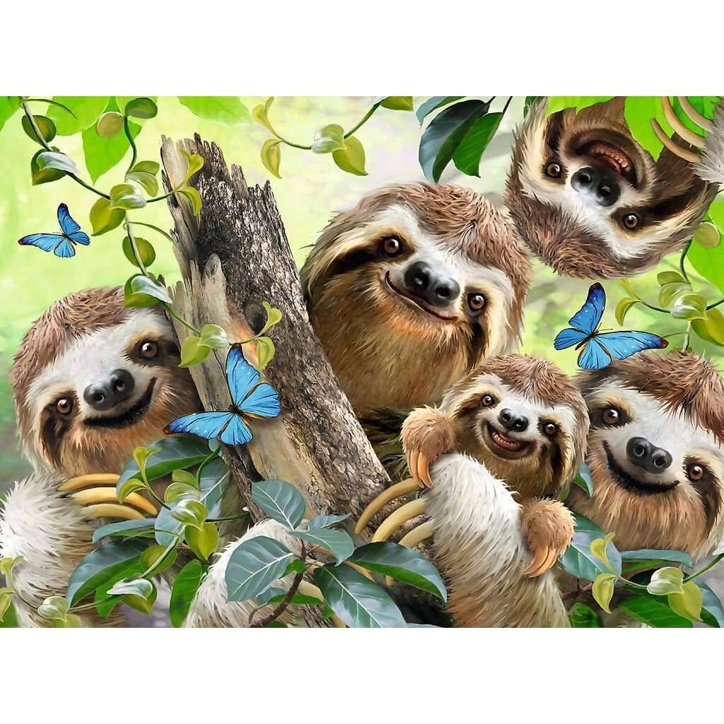 Ravensburger - Sloth Selfie Jigsaw Puzzle 500 Pieces - Image 2
