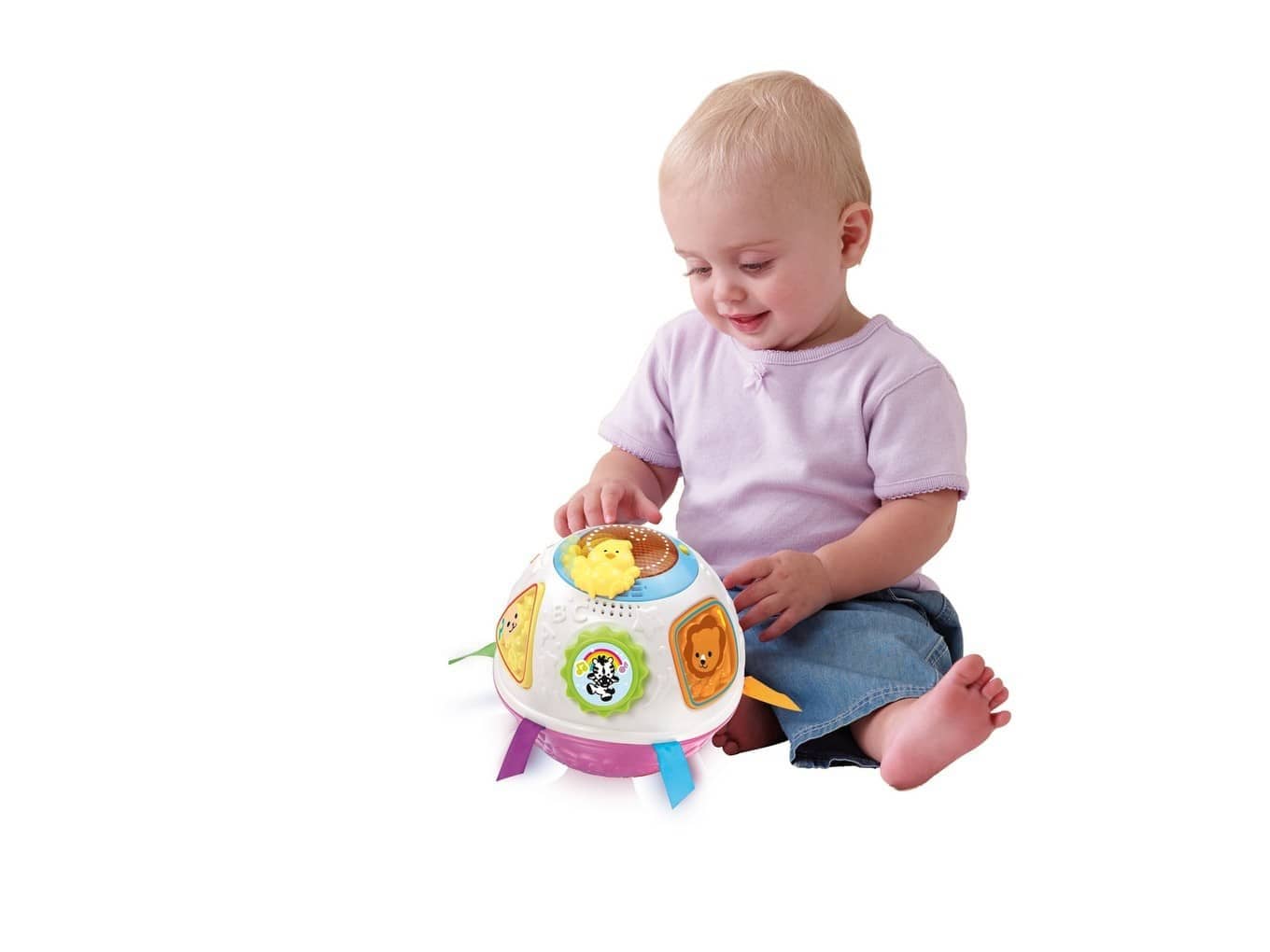 Vtech - Crawl & Learn Bright Lights Ball Pink - Image 2