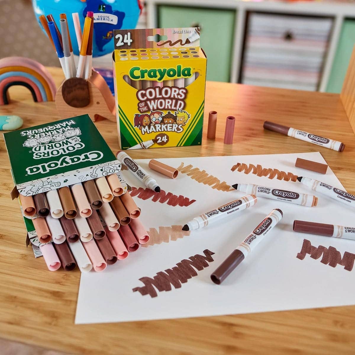 Crayola Colors Of The World Markers 24 Pack - Image 2