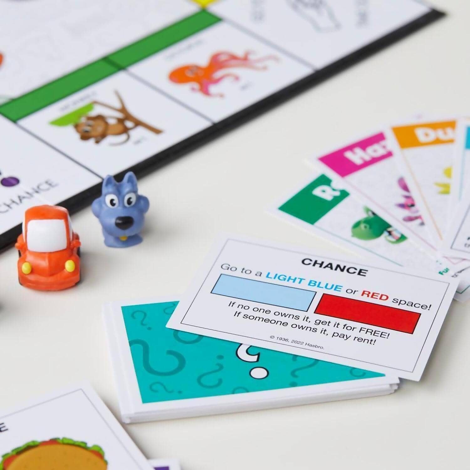 Monopoly - Junior Board Game 2-sided Gameboard 2 Games In 1 Monopoly Game For Ages 4+ - Hasbro - Image 5