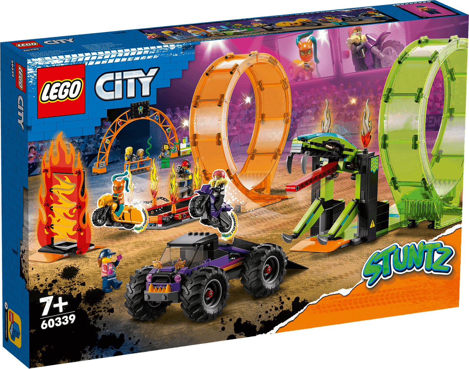 LEGO 60339 Double Loop Stunt Arena - City Stuntz