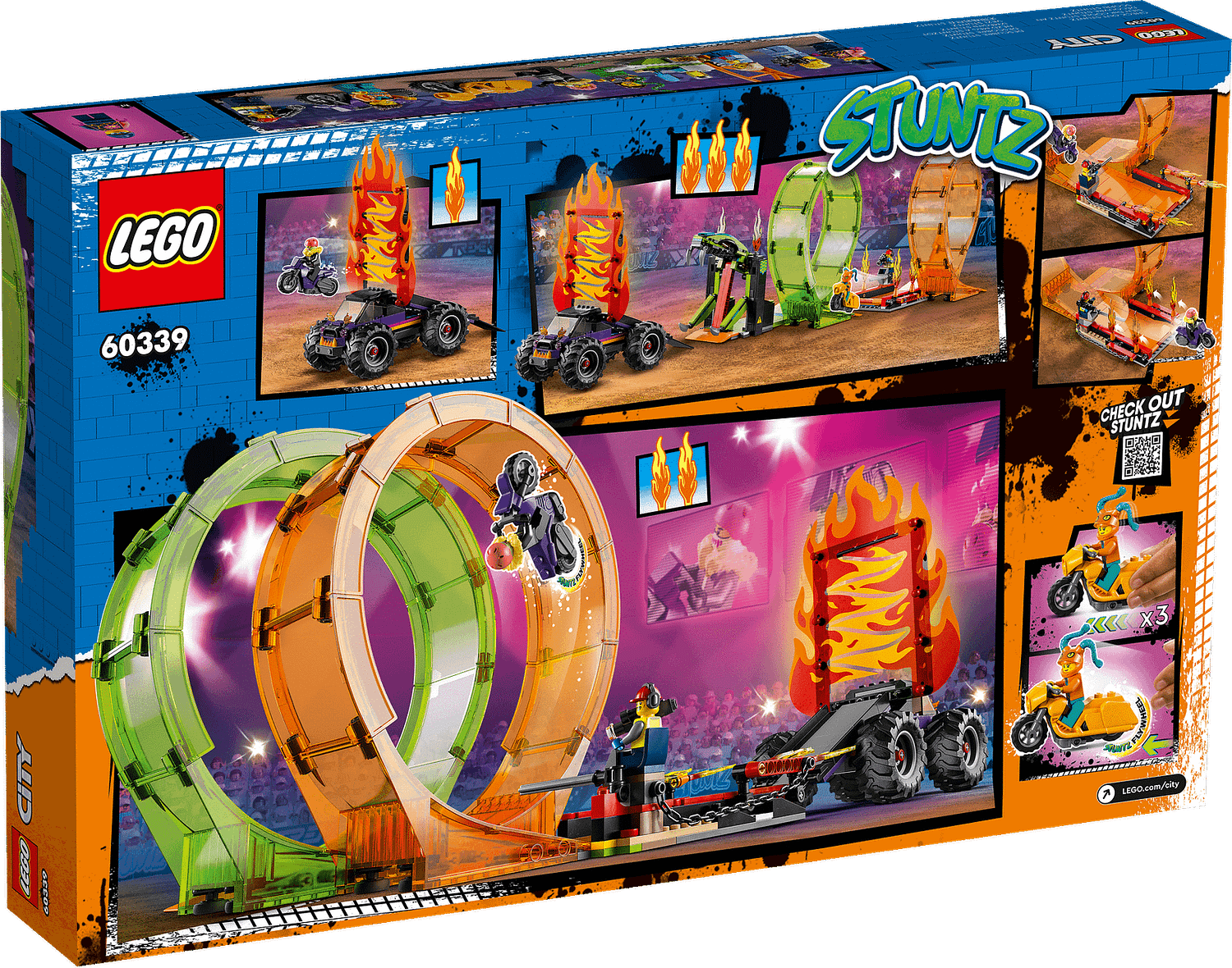 LEGO 60339 Double Loop Stunt Arena - City Stuntz - Image 5