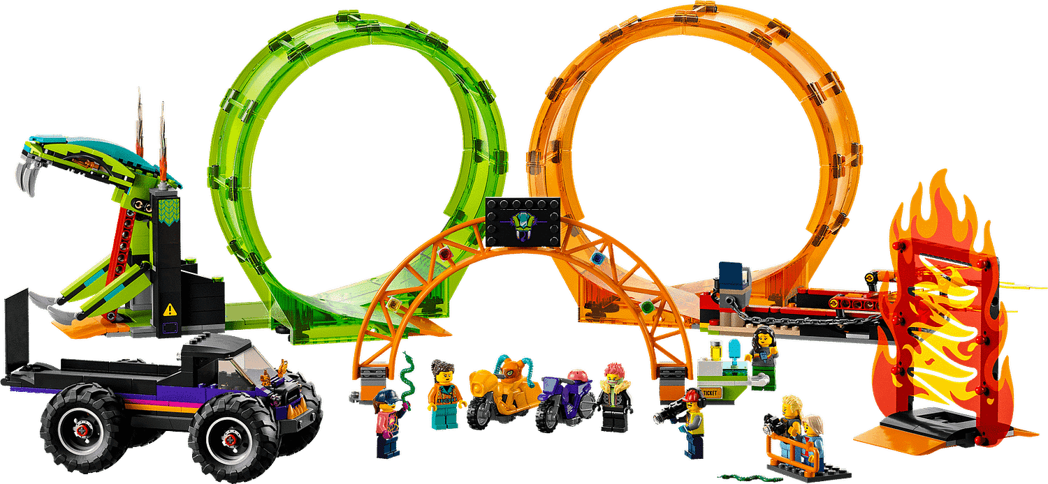 LEGO 60339 Double Loop Stunt Arena - City Stuntz - Image 3