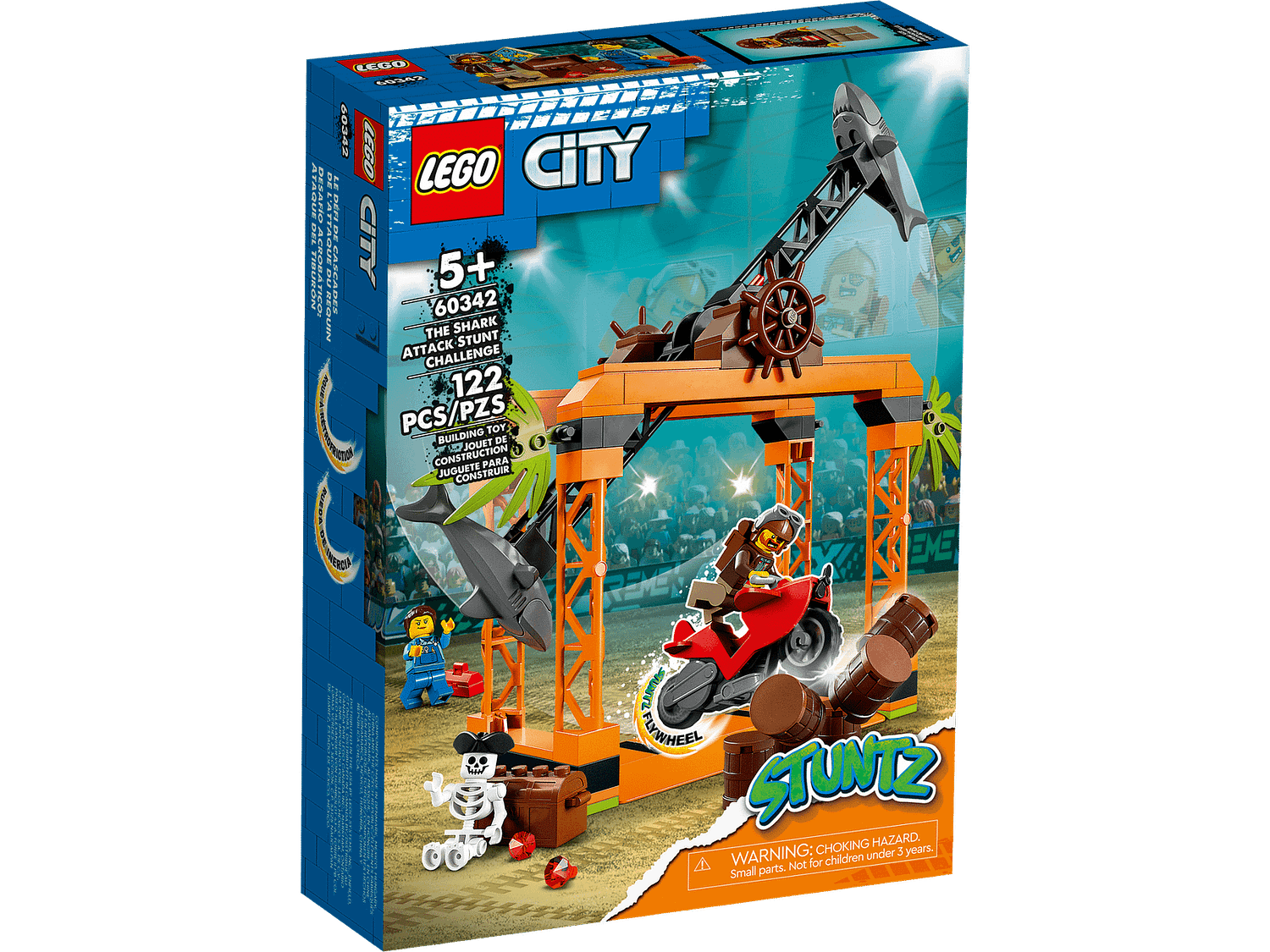 LEGO 60342 The Shark Attack Stunt Challenge - City Stuntz