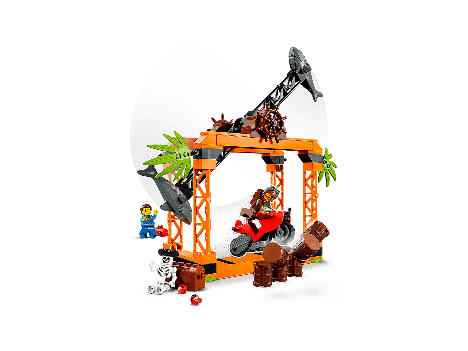 LEGO 60342 The Shark Attack Stunt Challenge - City Stuntz - Image 6