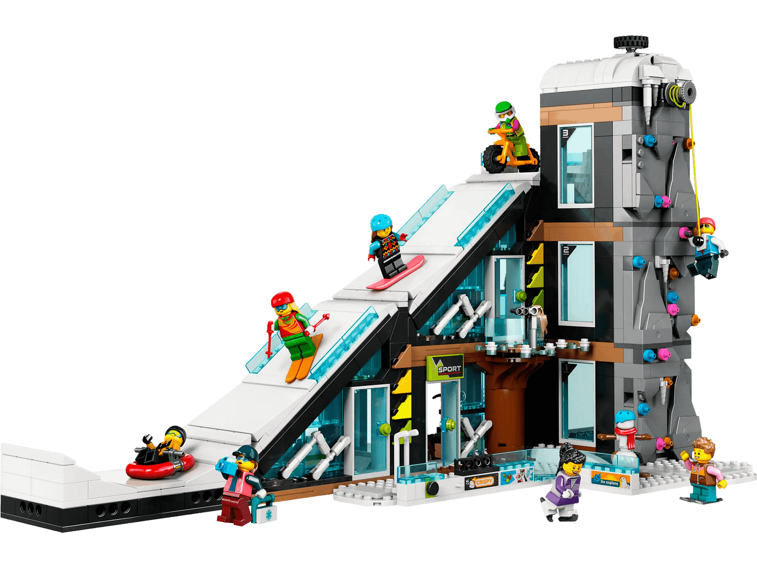 LEGO 60366 Ski and Climbing Center - City - Image 2