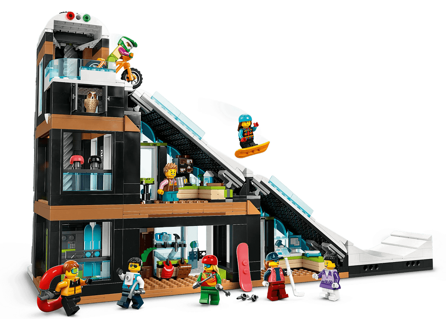 LEGO 60366 Ski and Climbing Center - City - Image 3