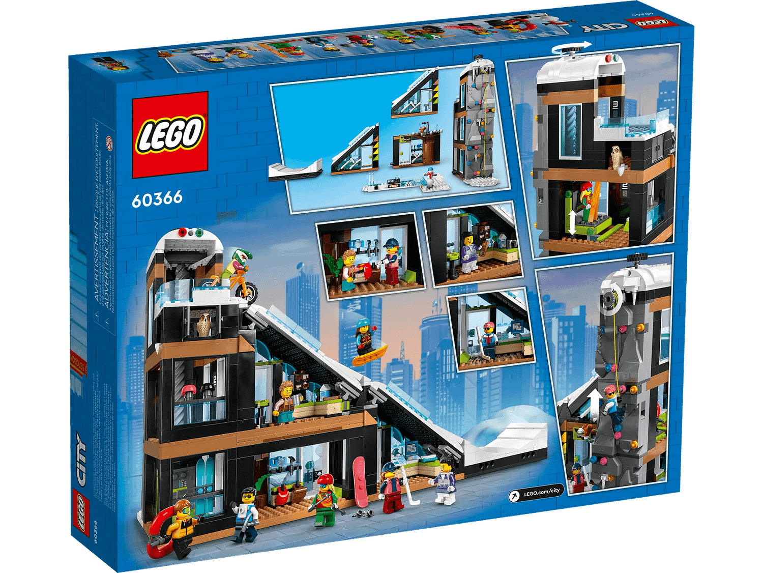 LEGO 60366 Ski and Climbing Center - City - Image 10
