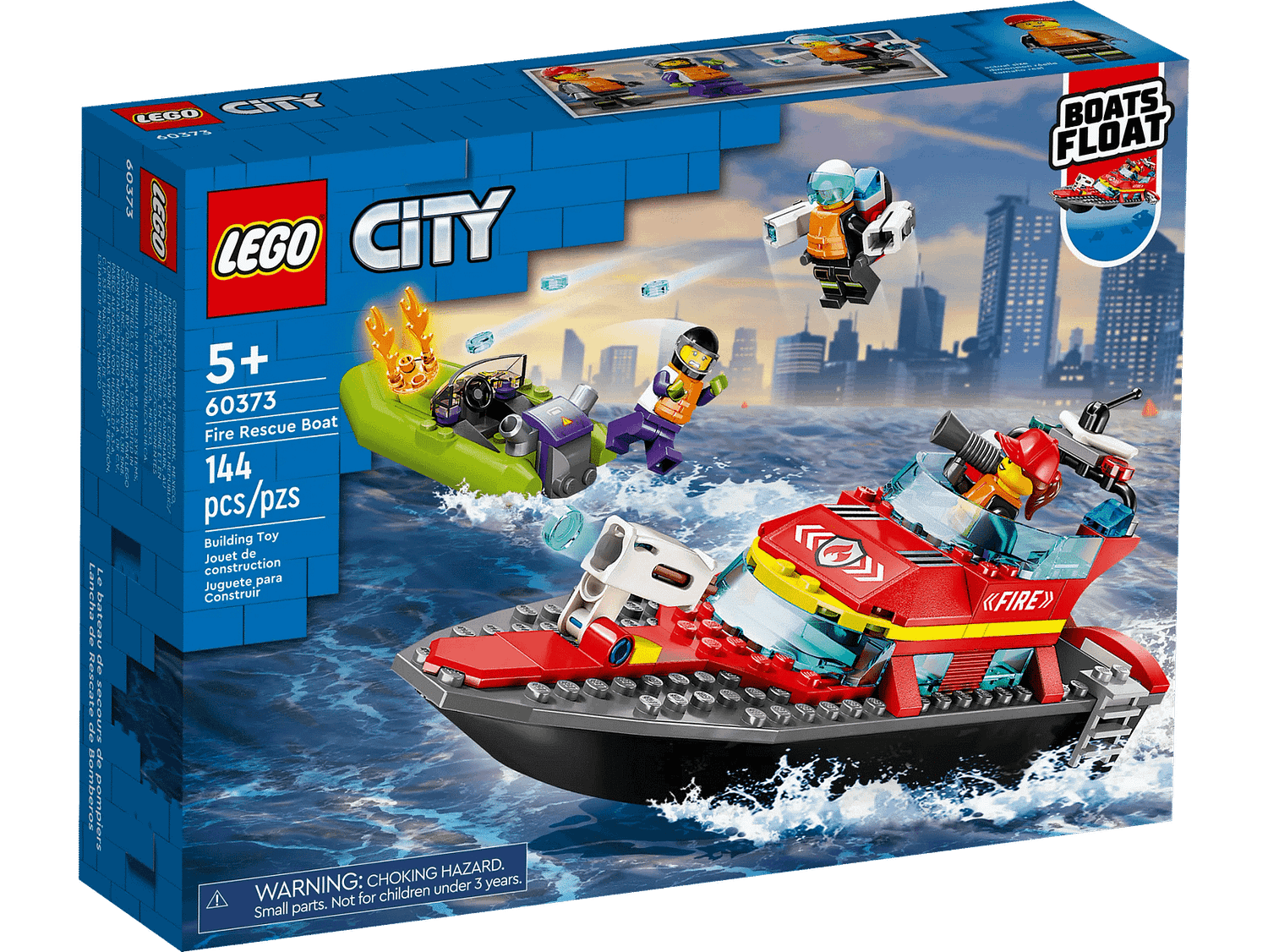 LEGO 60373 Fire Rescue Boat - City