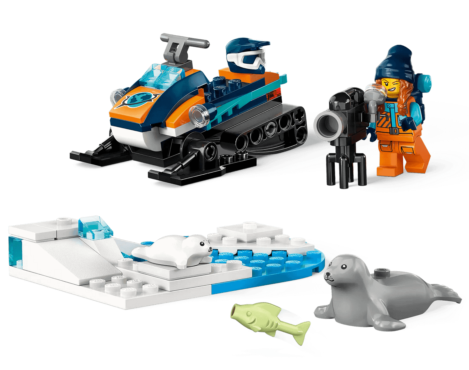 LEGO 60376 Arctic Explorer Snowmobile - City - Image 3