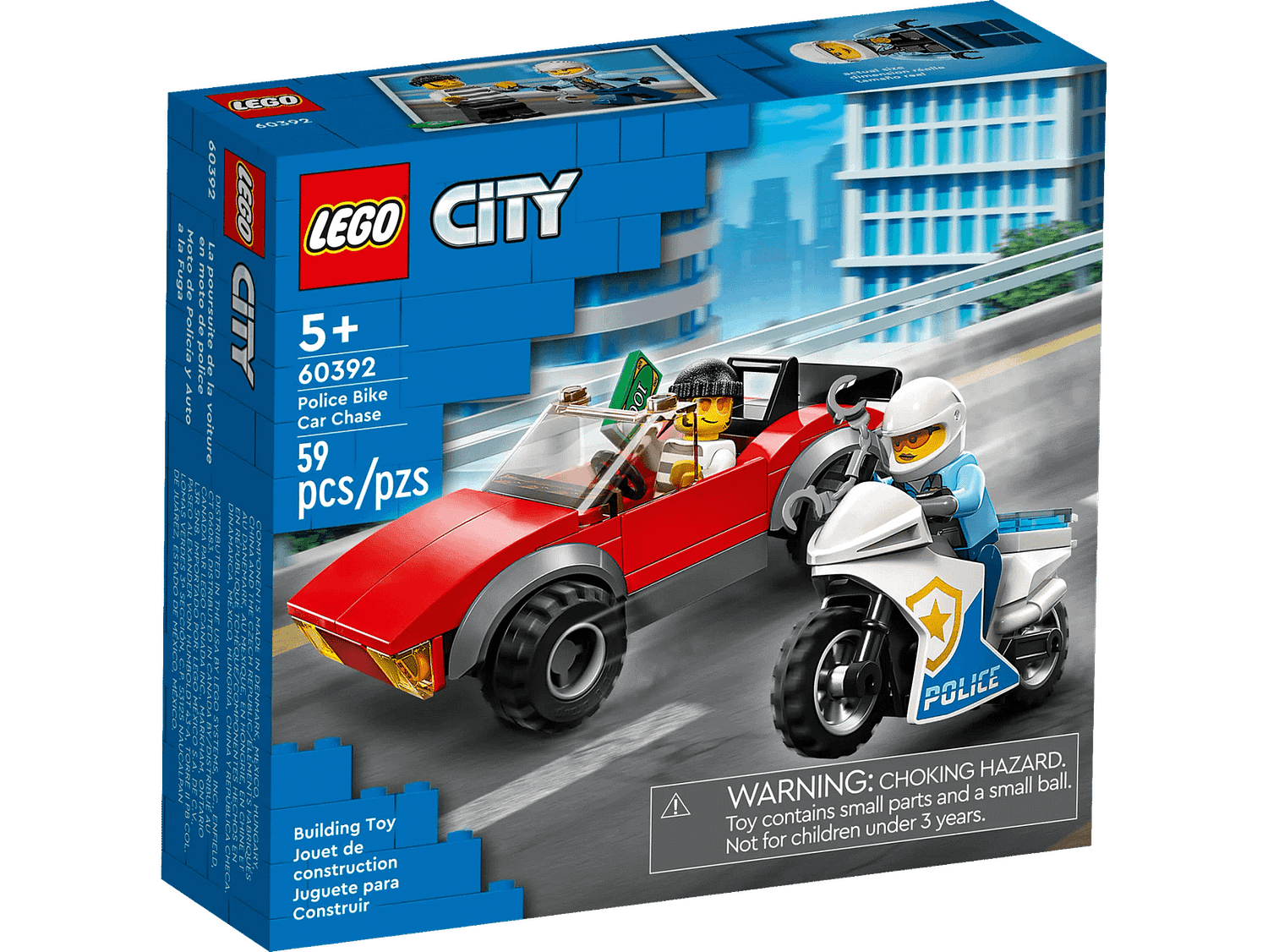 LEGO 60392 Police Bike Car Chase - City