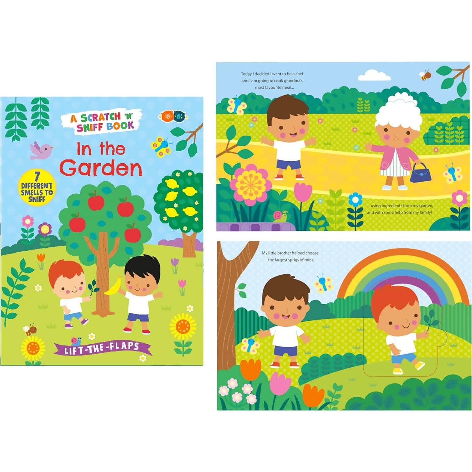 Buddy & Barney - Scratch & Sniff Smell Book - In The Garden - Image 2
