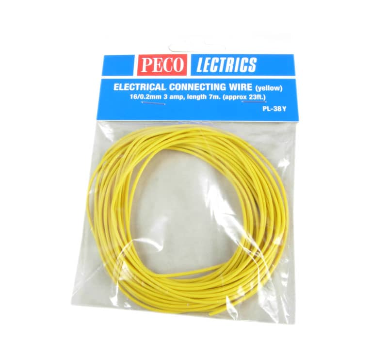PECO PL38Y YELLOW WIRE 3AMP 7.5M 16S