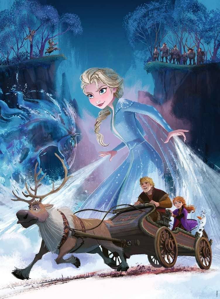 Ravensburger - Frozen 2 The Mysterious Forest Jigsaw Puzzle Xxl 200 Pieces - Image 2