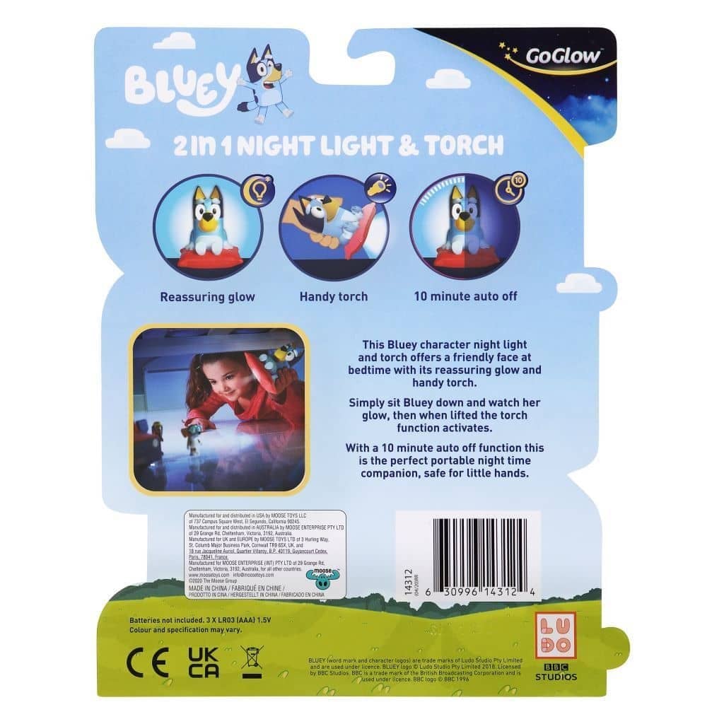 Bluey - 2 In 1 Goglow Buddy Night Light And Torch - Image 2