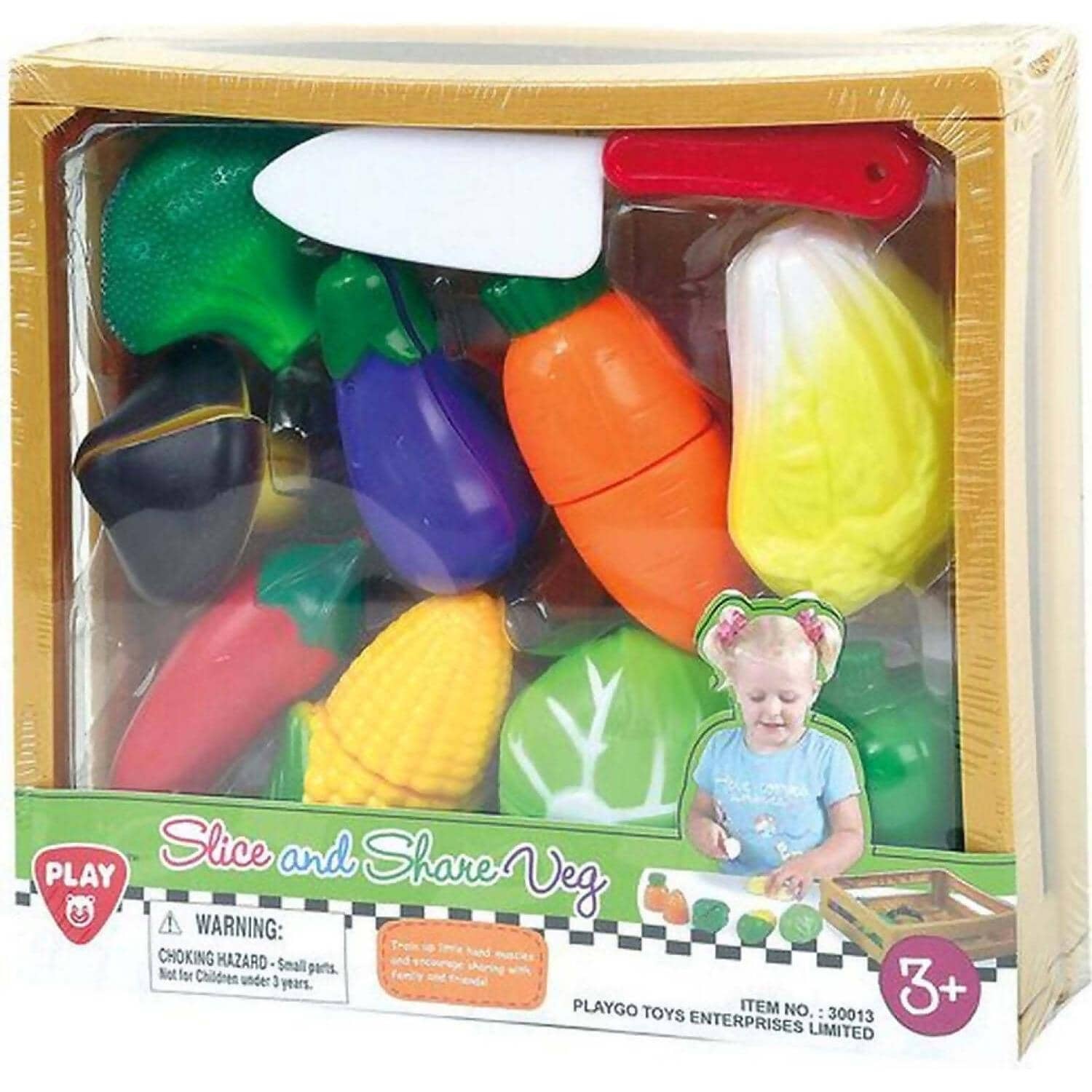 Playgo Toys Ent. Ltd. - Slice & Share Veg 11 Piece