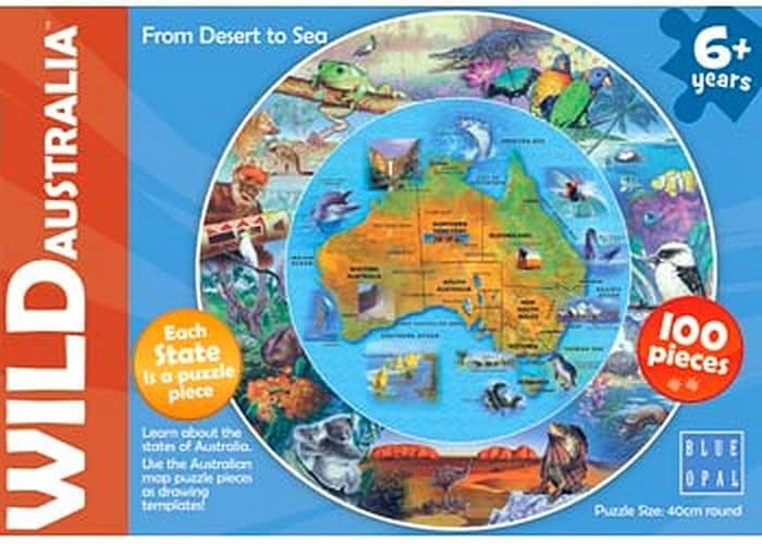 Blue Opal - Wild Australia From Desert To Sea 100 Pieces Jigsaw Puzzle - Image 3