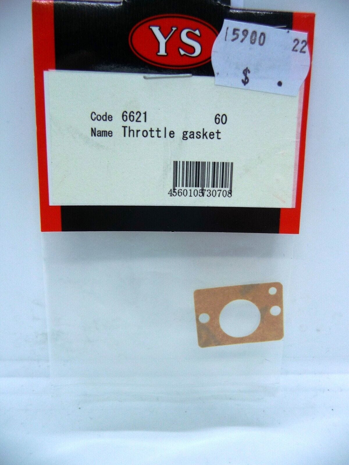 6621 YS ENGINE PART THROTTLE GASKET 60FS