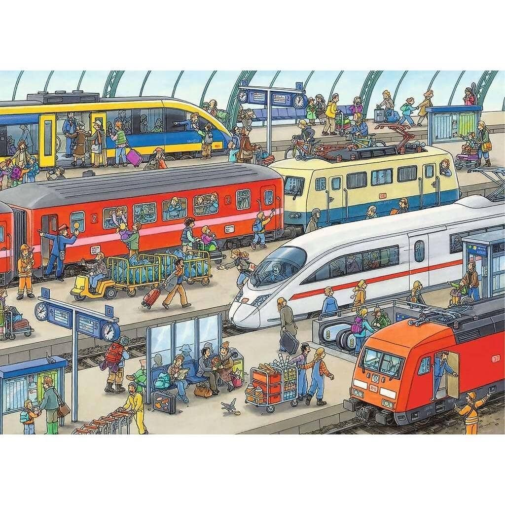 Ravensburger - Railway Station Jigsaw Puzzle 60 Pieces - Image 2