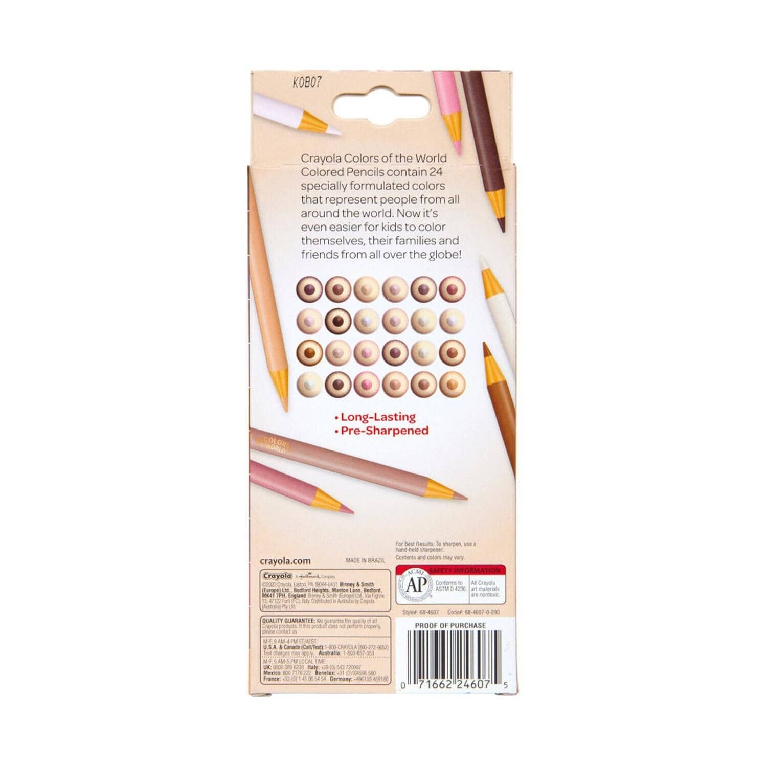 Crayola Colors Of The World Skin Tone Coloured Pencils 24 Pack - Image 5