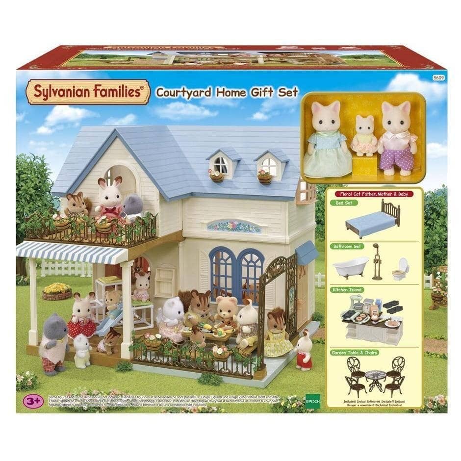 Sylvanian Families - Courtyard Home Animal Doll Playset