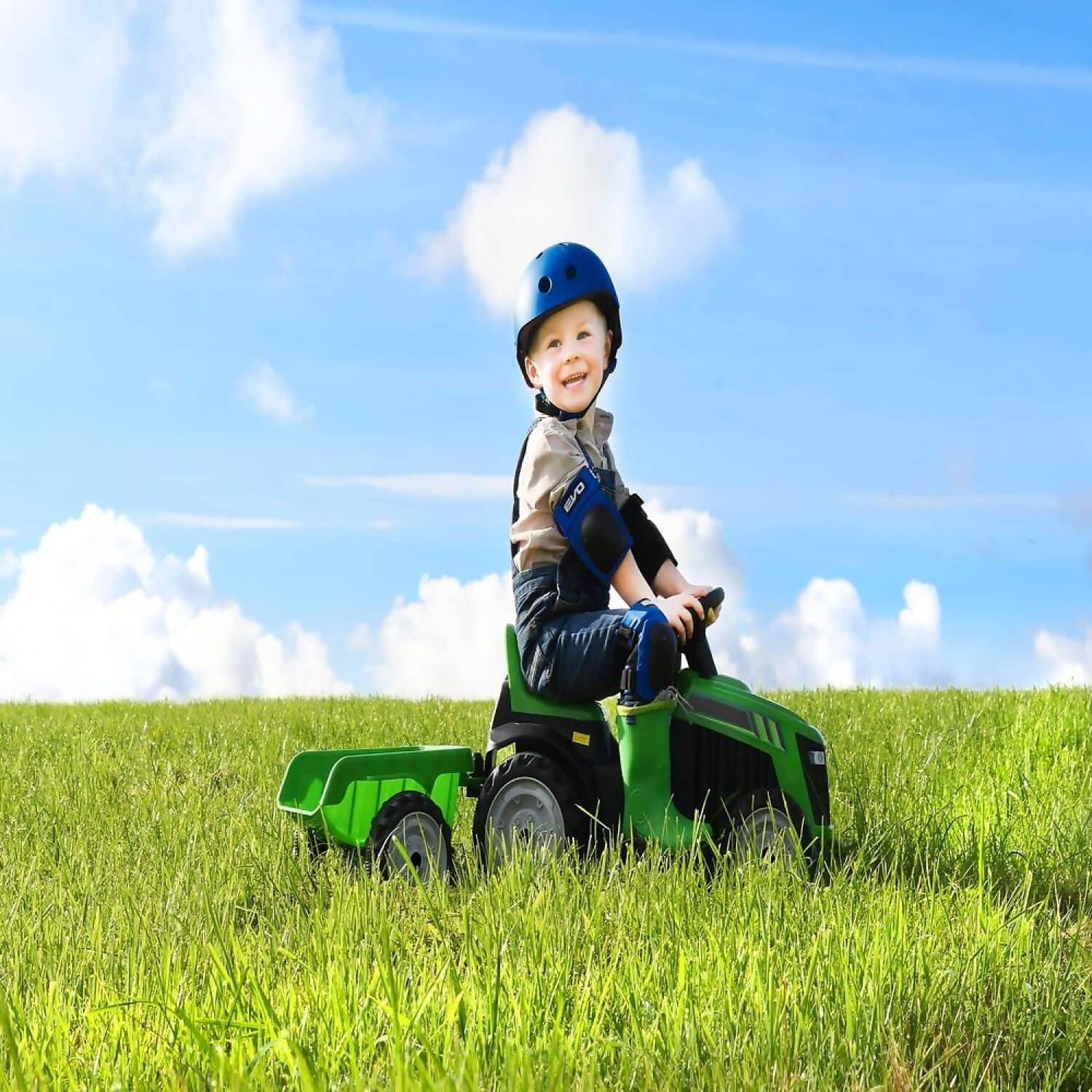 Evo - Tractor & Trailer Green 6v - Image 5