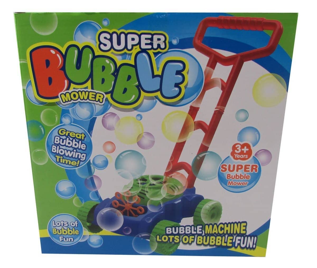 Super Bubble Making Lawn Mower