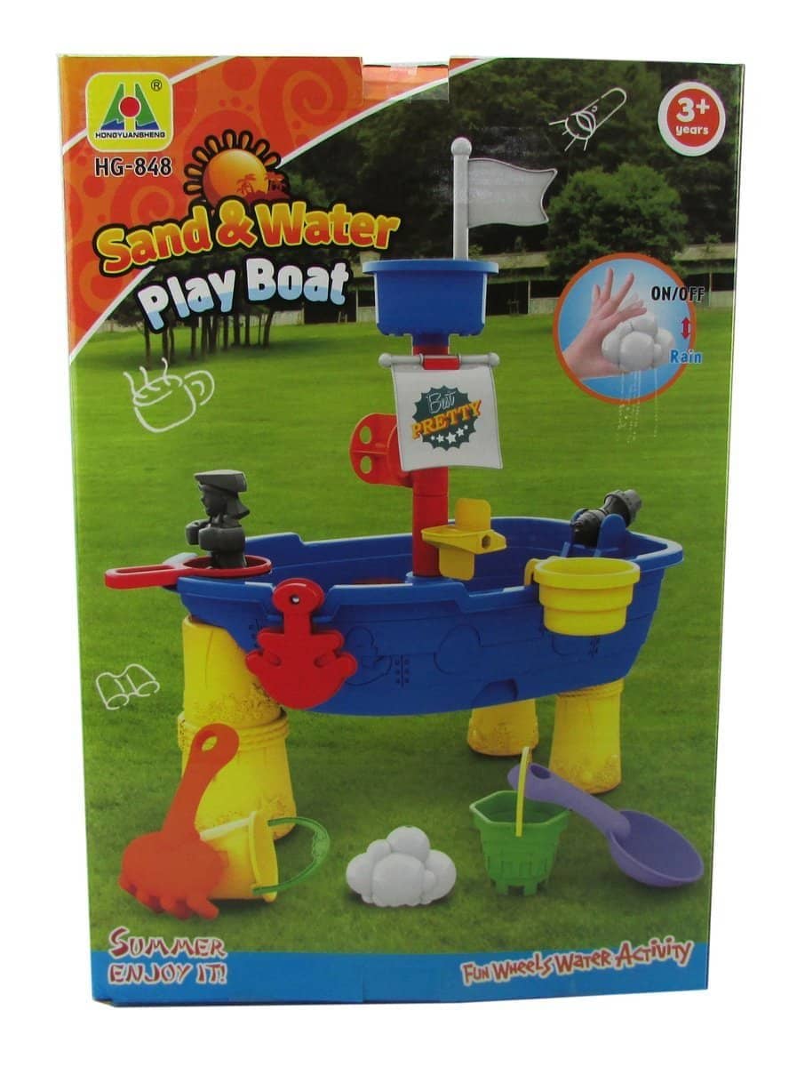 Sand And Water Play Boat Table Set