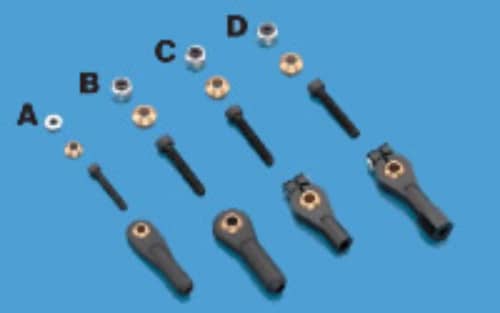 DUBRO E/X ADJ BALL LINK 4-40  2141