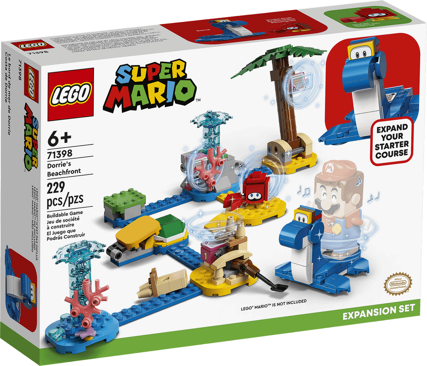 LEGO 71398 Dorrie’s Beachfront Expansion Set - Super Mario