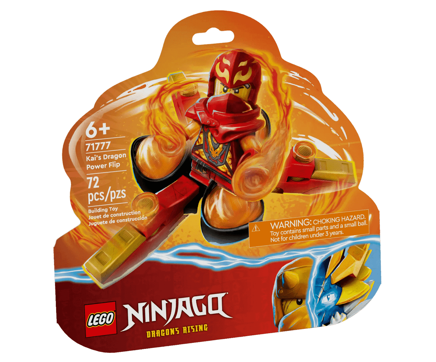 LEGO 71777 Kai’s Dragon Power Spinjitzu Flip - Ninjago