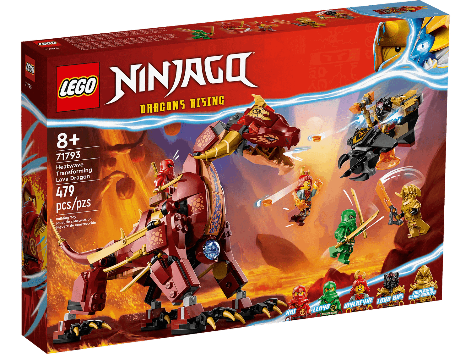 LEGO 71793 Heatwave Transforming Lava Dragon - Ninjago