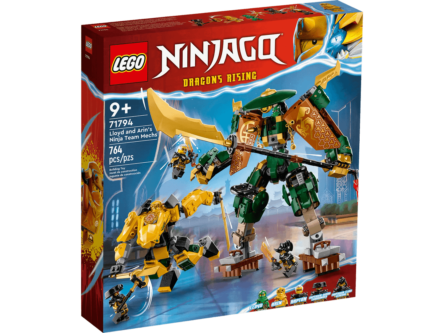 LEGO 71794 Lloyd and Arin's Ninja Team Mechs - Ninjago