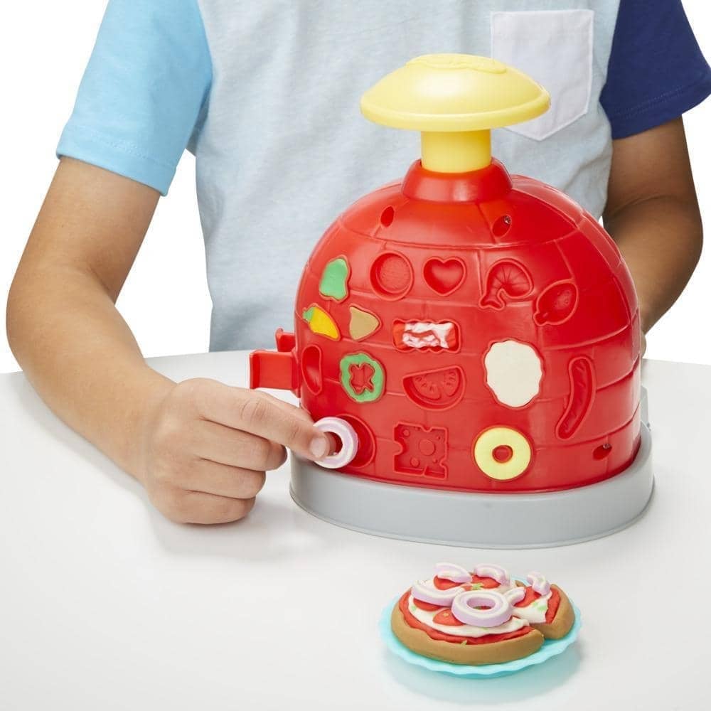 Play-doh - Kitchen Creations Pizza Oven Playset With 6 Cans Of Modeling Compound And 8 Accessories Hasbro - Image 6